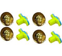 GSV Essentials Football Spinning Top, Promotes Hand-Eye Coordination, Fine Motor Skills, Lightweight, Long-Lasting Play, Compact And Portable, Interactive Play, (4PCS)