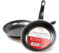 GSV Essentials Frying Pan Set, Non-Stick, Aluminium, Easy to Clean, Stylish Design, Durable Construction, Smooth Surface, Sturdy Handle, Multi-Functional Use