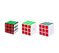 GSV Essentials Fun Magical Puzzle Game, Smoother Edge Design, Reliable, Fun, And Stylish Solution, Durable and Sturdy, Random Colour, Creative Educational Gift Kid/Adult (3Pcs)