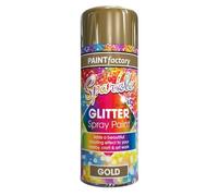 GSV Essentials Glitter Spray Paint, Dazzling And Beautiful Effect, Durable And Long-Lasting, Portable And Lightweight, Quick-Drying, Ideal Use For Hobby, Art, Craft Work, 200ml (GOLD)