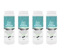 GSV Essentials Gym Body Powder, Providing Long-Lasting Freshness, Dryness, Comfortable, Ideal for Both Men and Women, Perfect for Daily Use in The Gym, Outdoor Sports, 75g, (4 Pcs)