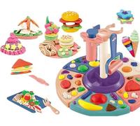 GSV Essentials Happy Colour Mud Gourmet Platter, Mess-Free Fun, Enhancing Hand-Eye Coordination, Fine Motor Skills, Problem-Solving Abilities, Lightweight, Durable, Imaginative Storytelling