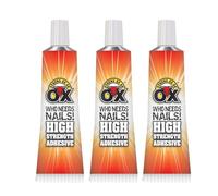 GSV Essentials High Strength Adhesive Glue, Including Metal, Wood, Plastic, Glass, Quick Drying Formula, Ensuring Long-Lasting, Strong And Durable, Easy-To-Use, (3 Pcs)