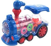GSV Essentials Kids Train, LED Lights, Interactive Music, Transparent Body, Rotating Mechanical Gears