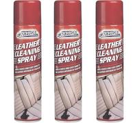 GSV Essentials Leather Cleaning Spray for Car Interiors, Deep Cleans & Restores Shine, Non-Greasy & Fast-Drying Conditioner, Protects Against Cracking & Fading, (3, Pcs, 250ml)