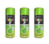 GSV Essentials Lime Green Spray Paint, Vibrant And Eye-Catching Touch To Any Project, Quick Drying Formula, Wide Range Of Applications, Outdoor Furniture (3 Pcs)