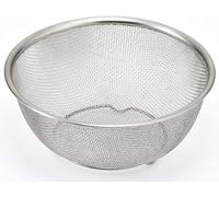 GSV Essentials Mesh Sieve Basket, Stainless Steel Construction, Kitchen Strainer, Mesh Design, Easy to Clean, Portable and Lightweight, Liquid Filtration, Multipurpose (28CM)