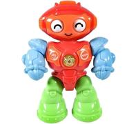 GSV Essentials Mini Musical Robot Toy, LED Light and Sound, Creativity and Imaginative Play, Hand-Eye Coordination, Fine Motor Skills, Lightweight and Portable, Dancing, Learning Fun