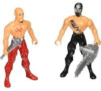 GSV Essentials Mini WWE Wrestling Ring Toys With 12 Toy Set, Hand-Eye Coordination, Durable And Safe, Interactive Fun, Realistic Accessories, For Wrestling Fans