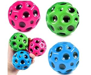 GSV Essentials Moon Balls - Promote Sensory Development, Endless Fun And Engagement, Enhance Coordination, Motor Skills, Easy Grip, Thrilling Sensory Experience (2 Pcs)