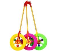 GSV Essentials Push Wheel Toy For Kids, Single Wheel Design, Vibrant Colour, Developing Motor Skills, And Coordination, Imaginative Play For Both Fun And Learning