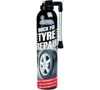 GSV Essentials Quick Fix Tyre Repair, Emergency Inflate Puncture Repair, Quick And Easy To Use, Sealant Release, Temporary Fix, Portable And Lightweight, Car Accessories Essential