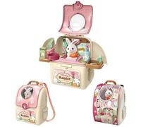 GSV Essentials Rabbit Care Backpack Play Set, Portable And Lightweight, Easy To Clean, Imaginative Play, Fine Motor Skills, Perfect For Indoor And Outdoor Use