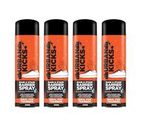GSV Essentials Rain & Stain Barrier Spray, Water Resistance Stain Repellent Spray for Shoes, Ideal For Trainers, Leather, Suede, Fabric 200ml (4 PCS)
