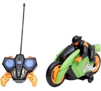 GSV Essentials RC Zero Motorcycle Model Z-Plan, Lights & Sounds, 360-Degree Rotation, Durable Construction, Perfect For Both Indoor And Outdoor, Imaginative Play, (Green)