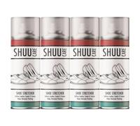 GSV Essentials Shoe Stretcher Protector Spray, Easy-To-Use, Lightweight & Portable, Fast-Drying Formula, Perfect For Leather, Suede, Fabric Shoes, Sneakers, 250ml, (4 Pcs)