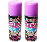 GSV Essentials Silly String Spray For Kids, Colourful Strings, Durable Construction, Easy To Use, Lightweight And Portable, Ideal For Birthday Parties, Celebrations (2PCS)