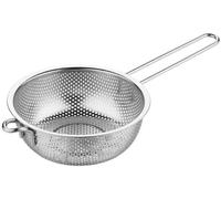 GSV Essentials Stainless Steel Wash Basket Rice Colander Strainer, Ergonomic Mesh Design, Durable Construction, Lightweight, Essential Tool for Wet and Dry Ingredients (19.5cm)