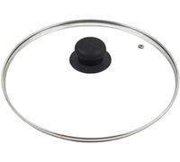 GSV Essentials Transparent Glass Lid Cover, Glass Lid for Frying Pan, Pots, Skillets, Transparent Cookware Glass, Vented Design,Ensuring Long-Lasting Performance,34cm