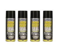 GSV Essentials Under Body Seal Black Aerosol Spray Paint, Aerosol Form, Long-Term Protection, Automotive And Industrial Applications, (4PCS)
