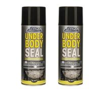 GSV Essentials Under Body Seal Black Aerosol Spray Paint, Aerosol Form, Long-Term Protection, Automotive And Industrial Applications, (2PCS)