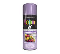 GSV Essentials Violet Gloss Spray Paint, DIY Projects, Fast-Drying Formula, Easy-to-Use, Ideal for DIY Projects, Furniture, Metal, Wood, Plastic, Ceramics, 400ml, (1 Pcs)