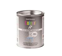 GSV Essentials White Matt Undercoat Tin Paint, Quick-Drying Formula, Interior And Exterior Use, DIY Enthusiasts, Easy to Apply, Perfect for Wood, Metal, Crafting, 300ml, (1 Pcs)