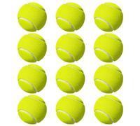 GSV Essentials Yellow Tennis Balls, Sport Play Tennis Cricket Toy Ball, Versatile And Durable, Portable and Lightweight, Ideal For Training, (12PCS)
