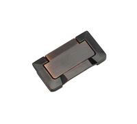 GsvUbd Wardrobe Slide Door Buckle Flat Handles and Knob Exposed Simple Tatami Hidden Drawer Invisible Punch-Free Concealed Pull (Red Bronze)