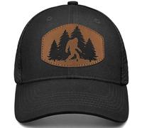 gswirmchsq Bigfoot Sasquatch Gifts, Trucker Hats Mesh Baseball Cap Big Foot Gifts for Dad Men Bigfoot Lovers, 01-black, One size