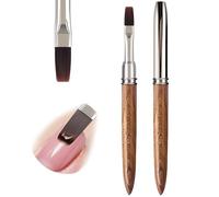 GSWOI Extended Acrylic Nail Builder Brush for Acrylic-18mm Length for Perfect Apex Control/Salon Grade