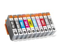 GSwReJ 10 Color Ink Cartridge Set Compatible With PFI 300 Series Inkjet Printers(1SET)