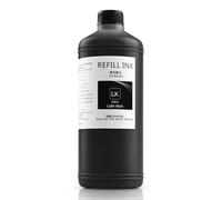 GSwReJ 1000ML Waterproof Pigment Ink For Wide Format Inkjet Printers Compatible With Various Models Available In 11 Colors(Light Black)