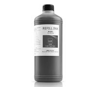 GSwReJ 1000ML Waterproof Pigment Ink For Wide Format Inkjet Printers Compatible With Various Models Available In 11 Colors(Light Light Black)