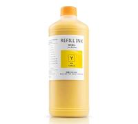 GSwReJ 1000ML Waterproof Pigment Ink For Wide Format Inkjet Printers Compatible With Various Models Available In 11 Colors(Yellow)