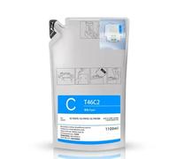 GSwReJ 1100ML Sublimation Ink Set For F6370 F9470 F9470H SC-F6370 SC-F9470 SC-F9470H Compatible T46C8 T46C2 T46C3 T46C4(T46C2-Cyan)