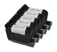 GSwReJ 12.7mm Handheld Inkjet Printer Ink Cartridge For TIJ Compatible Fast Drying Waterproof Solvent Black Ink DCODE 1704K(5PCS)