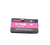 GSwReJ 12 Compatible Ink Cartridges For 711XL 711 For Use With DesignJet T120 T520 Printers(1PCS Magenta)