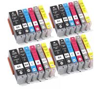 GSwReJ 12 Pack Compatible Ink Cartridges PGI250 CLI251 For MG6620 MX922 MG5620 MG5420 MG6320 MX6420 MG7520 MG5520 IP7220(4set 24PK)