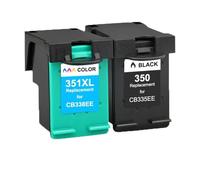 GSwReJ 2 Pack Compatible Ink Cartridges For 350 351 For C4200 C4480 C4580 C4380 C4400 C4580 C5280 C5200 C5240 5250 5270 5275 Printers