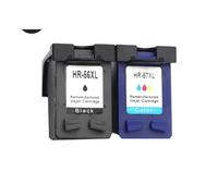 GSwReJ 2 Pack Compatible Ink Cartridges For 56 57 For Photosmart 7550 7660 7660v 7660w 7660xi 7760w 7960 7960w Printers(1SET)