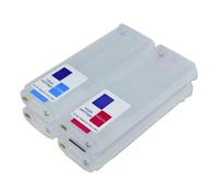 GSwReJ 280ml 4 Color Refill Ink Cartridge With Auto Reset Chip Compatible With 10 82 For Designjet 500 500ps 800 800ps Printers