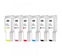 GSwReJ 300ML Compatible Color Ink Cartridge For DesignJet Z2600 Z5600 Printer Plotter Model 745 745XL(745-6Color 1Set)