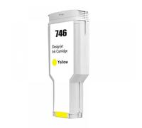GSwReJ 300ML Compatible Inkjet Cartridge For Color Printing Compatible With 747 747XL P2V84A P2V85A P2V86A P2V87A For DesignJet Z6 Z9 Printers(746-Y)