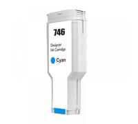 GSwReJ 300ML Compatible Inkjet Cartridge For Color Printing Compatible With 747 747XL P2V84A P2V85A P2V86A P2V87A For DesignJet Z6 Z9 Printers(746-C)