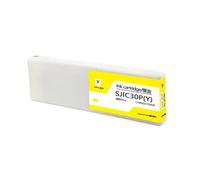 GSwReJ 300ML Pigment Ink Cartridge For Compatible TM-C7500G TM-C7500GE-312 EUR Printer Four Colour SJIC30P(Yellow)