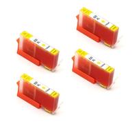GSwReJ 4 Pack Compatible Ink Cartridge 920 920XL For Officejet 6000 6500 6500A 7000 7500 7500A Printers With Chip 4 Color(4PCS-YELLOW)