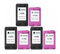 GSwReJ 4 Pack Compatible Ink Cartridges For 140 And 141 For Photosmart C4583 C4283 C4483 C5283 And Deskjet D4263 C4480 2 Sets(SET3)