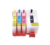 GSwReJ 4Color Compatible Refillable Ink Cartridge For Various Models Including 6950 6951 6954 6956 6958 6960 6962 6968 6970 6974 6975 6978 With Chip