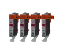 GSwReJ 4PK CLI 521 Magenta Ink Cartridges Compatible With MP540 MP550 MP560 MP620 MP630 MP640 MP980 MP990 MX860 MX870 IP3600 IP4600 IP4700 Printers